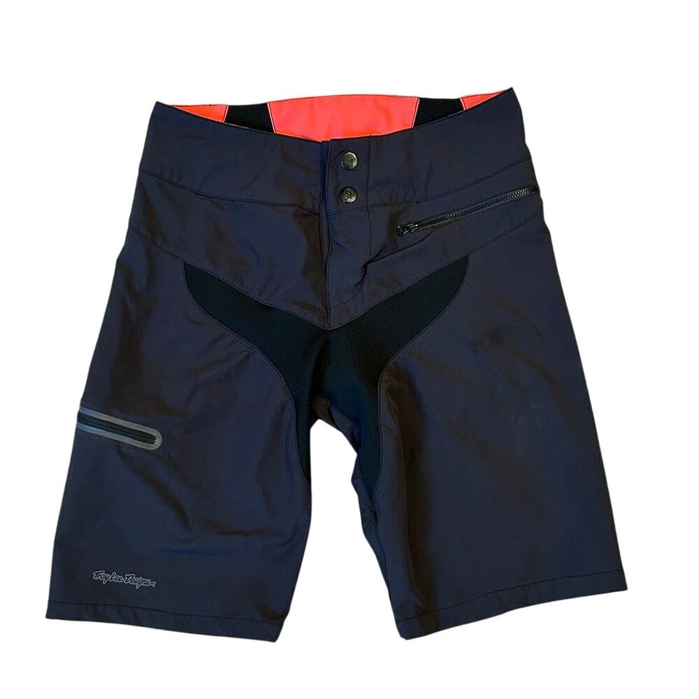 Troy Lee Designs Women’s MTB Mountain Bike Trail Shorts Black Zip Pockets
